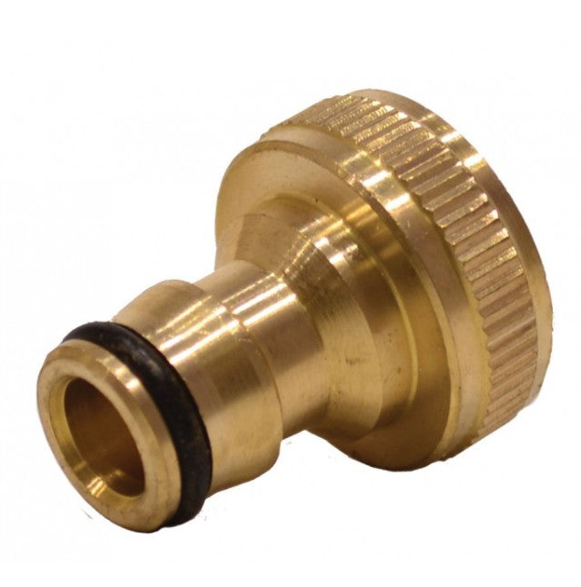 1/2" to 3/4" BSP Brass Threaded Tap Connector Hose Fitting