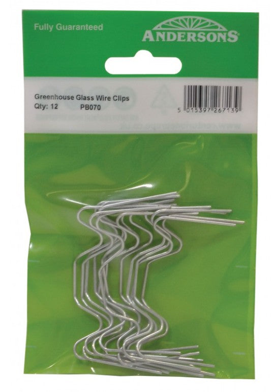 65mm Spring Wire Glazing W Clips (Pack of 12)