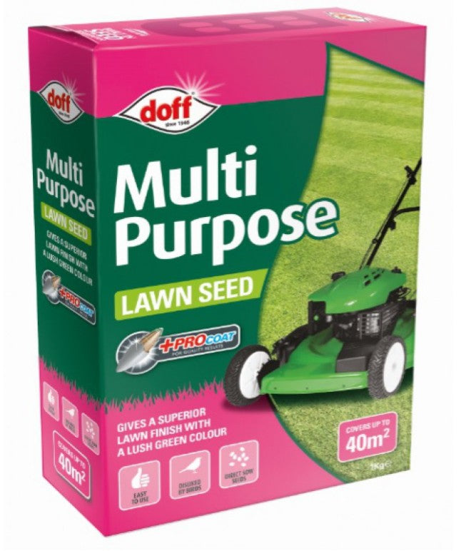 Doff - Multi Purpose Magicoat Lawn Seed - 1kg