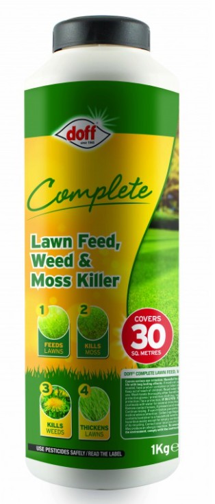 Doff Complete Lawn Feed, Weed & Mosskiller - 1kg
