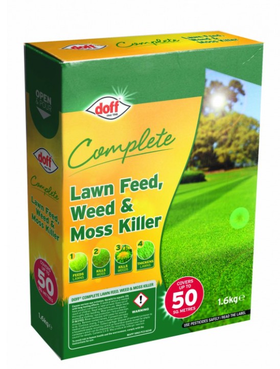 Doff Complete Lawn Feed, Weed & Mosskiller - 1.6k