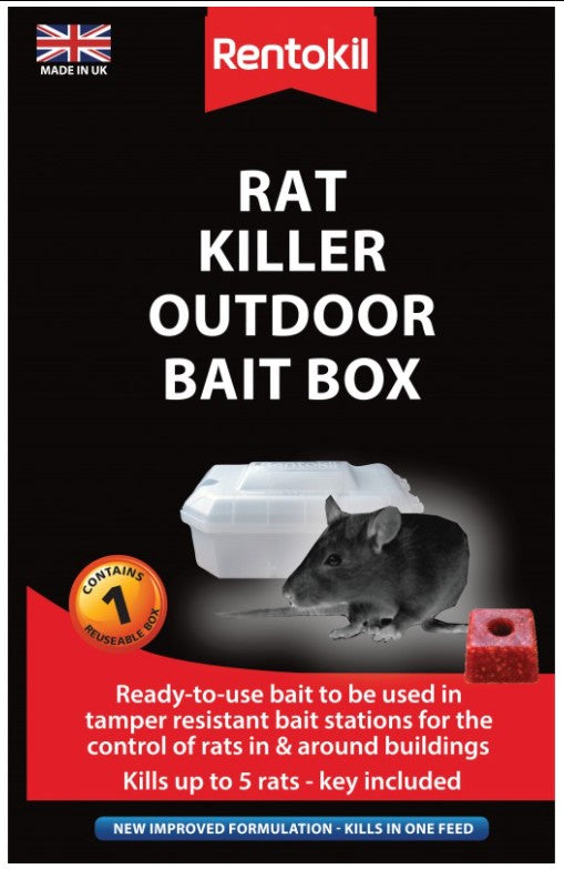 Rentokil Rat Killer Outdoor Bait Box