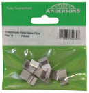 12mm x 9mm Pre-Formed Lap Z Greenhouse Clips (Pack of 15)