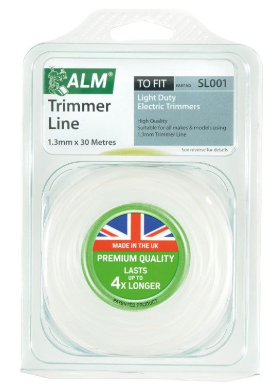 SL001 ALM 1.3mm x 30m White Trimmer Line
