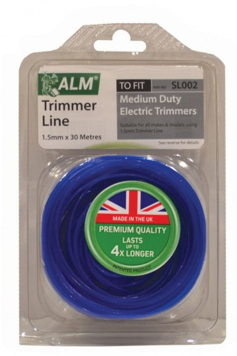 SL002 ALM 1.5mm x 30m Blue Trimmer Line