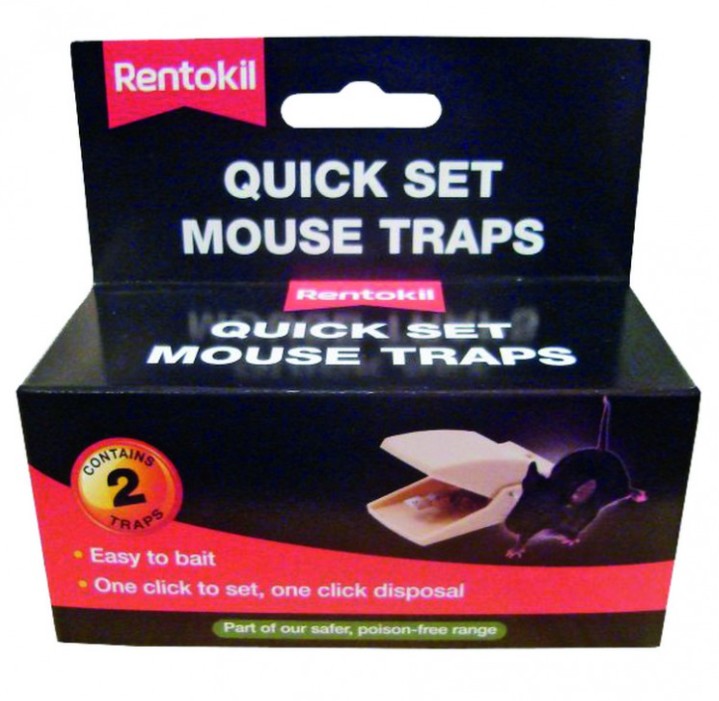 Rentokil Quick Set Mouse Traps Twin