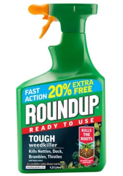 Roundup Tough Weed Killer Ready To Use 1L + 20% Free