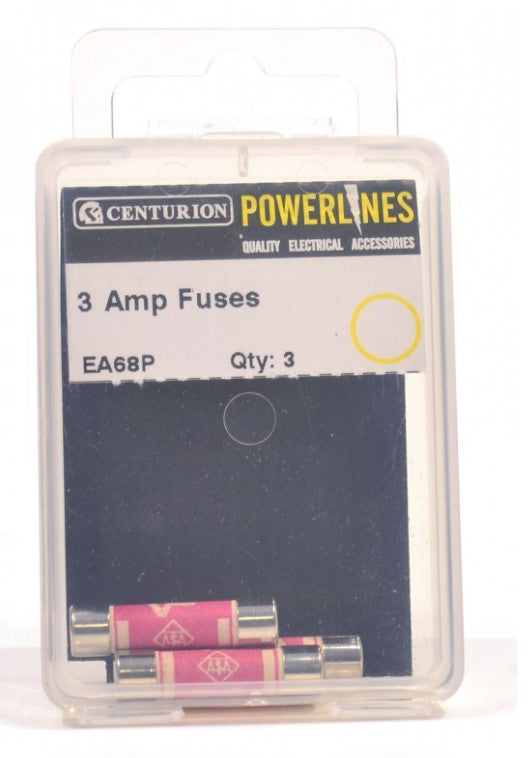 3 Amp Fuse (Pack of 3)