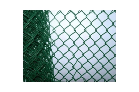 Chainlink Fencing Green PVC Coated 25 Metre Roll