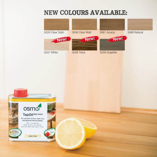 Osmo TopOil Clear 3058 Matt 0.5L