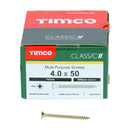 Classic Screw 4.0 x 50mm Box of 200