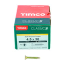 Classic Screw 4.5 x 30mm Box of 200