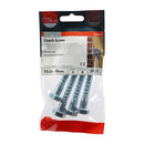 Coach Screw BZP Pack of 4 10.0 x 80mm