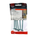 Coach Screw BZP Pack of 5 8.0 x 60mm