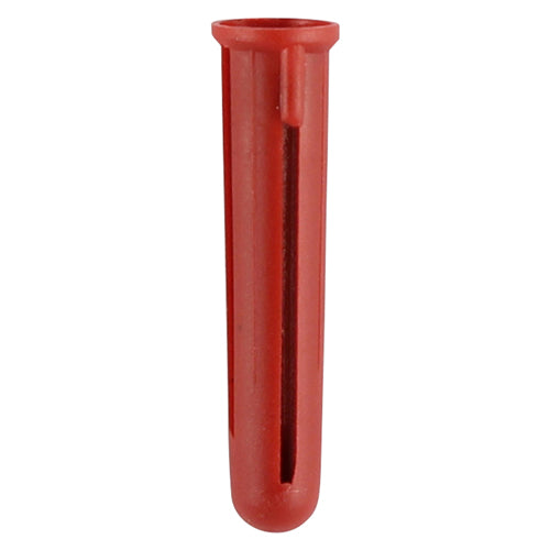 Red Plastic Plug 30mm Bag of 450