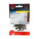 Hammer-In Plasterboard Fixing 4 x 30mm Pack of 10