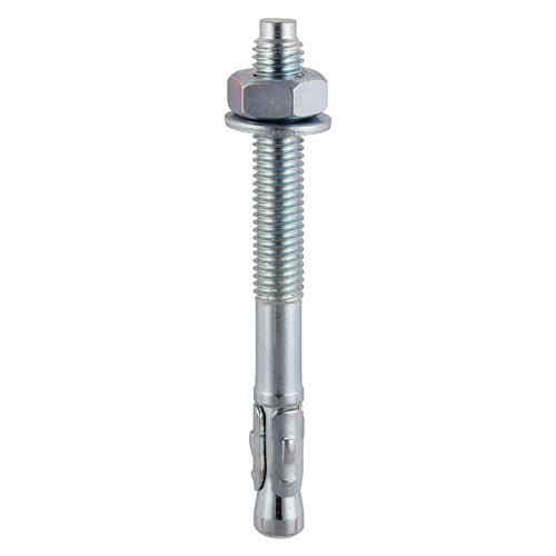 Throughbolt - BZP M12 x 140mm Pack of 2