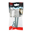 Carriage Bolt & Hex Nut - BZP M10 x 100mm Pack Of 2