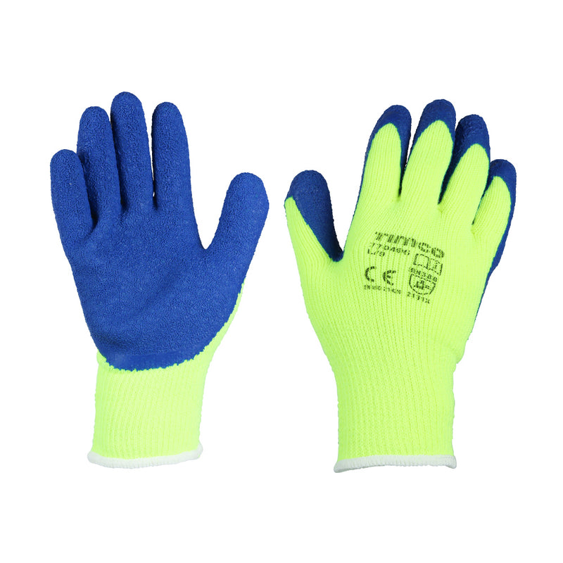 Timco Warm Grip Gloves - Crinkle Latex Coated Polyester