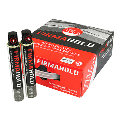FirmaHold Collated Clipped Head Nails & Fuel Cells 90mm (2200)