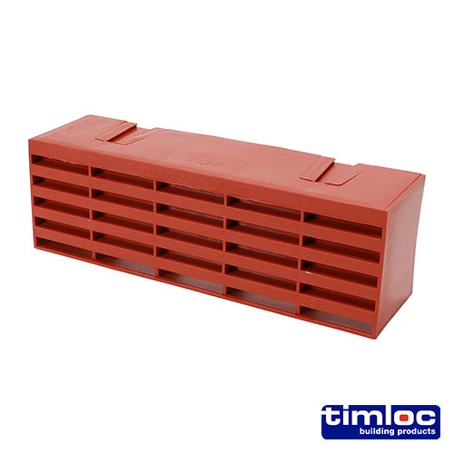 Plastic Air Brick - Terracotta - 215 x 69 x 60mm