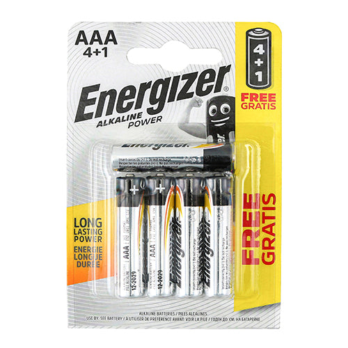 AAA Energizer Alkaline Power Battery Pack 4