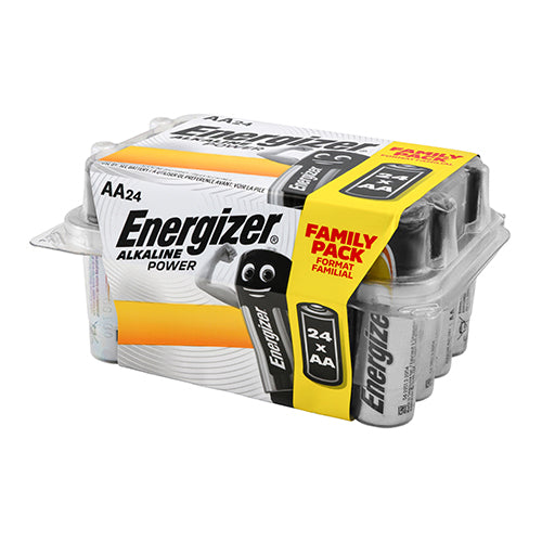 AA Energizer Alkaline Power Battery Family Pack 24