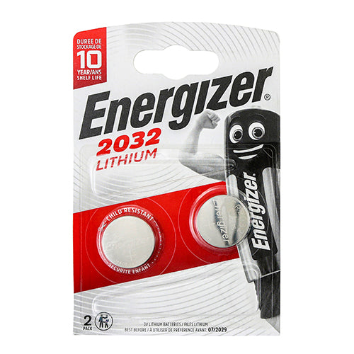 2032 Lithium Energizer Alkaline Coin Battery Pack 2