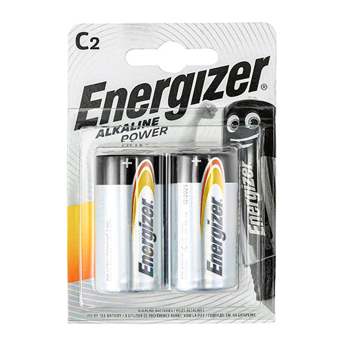 C Energizer Alkaline Power Battery Pack 2