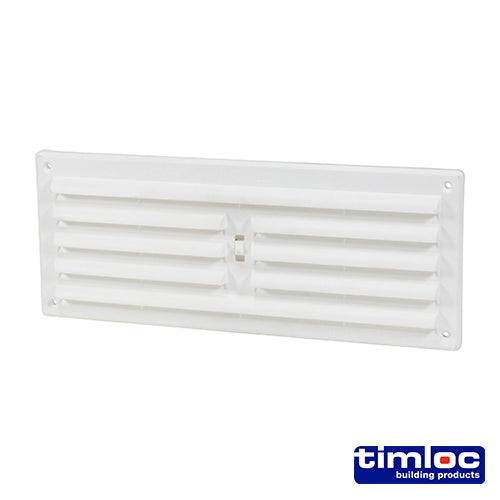 Timloc Hit and Miss Grille Vent - White 242 x 89mm
