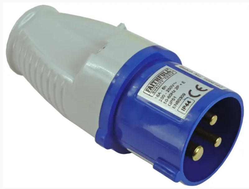 Faithfull Blue Replacement Plug 16A