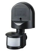 Meridian Wall Mounted PIR Motion Detector Black