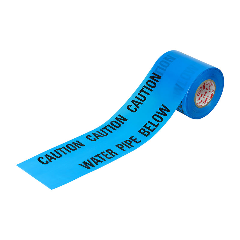 Underground Caution Tape - Water Pipe - 365m x 150mm