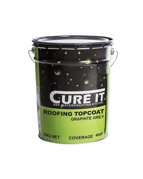 Cure It Roofing Topcoat Graphite 20KG