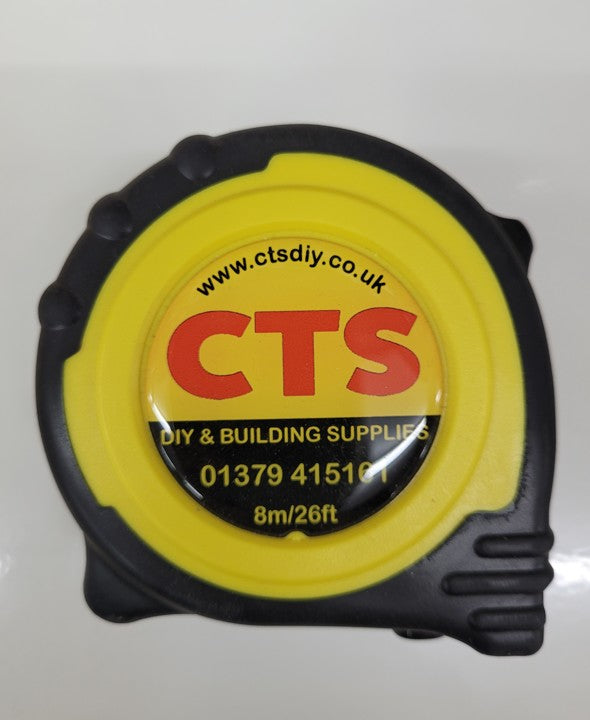 CTS 8m x 25mm Own Brand Professional Tape Measure