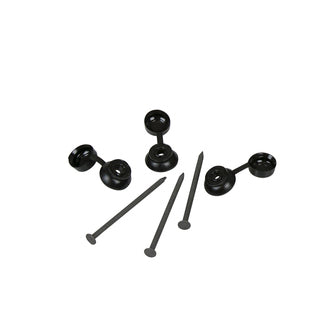 Coroline Black Fixings Pk 20