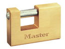 Masterlock Rectangular 76mm Solid Brass Body Shutter Padlock