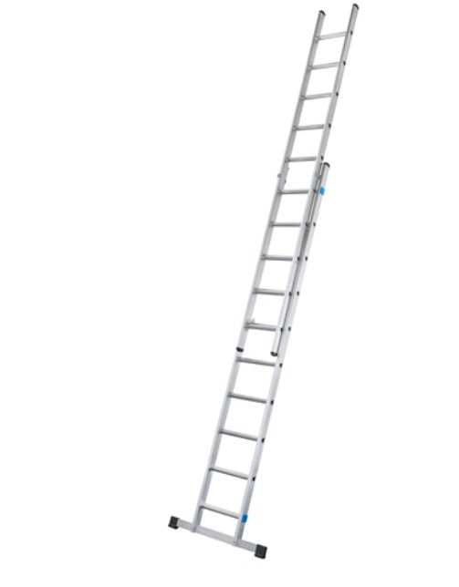 Zarges Double Extension Ladder with Stabiliser Bar 2 x 12 Rungs