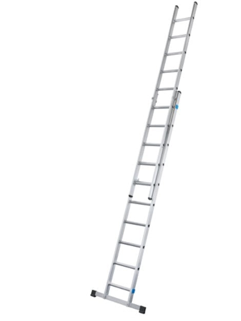Zarges Double Extension Ladder with Stabiliser Bar 2 x 10 Rungs