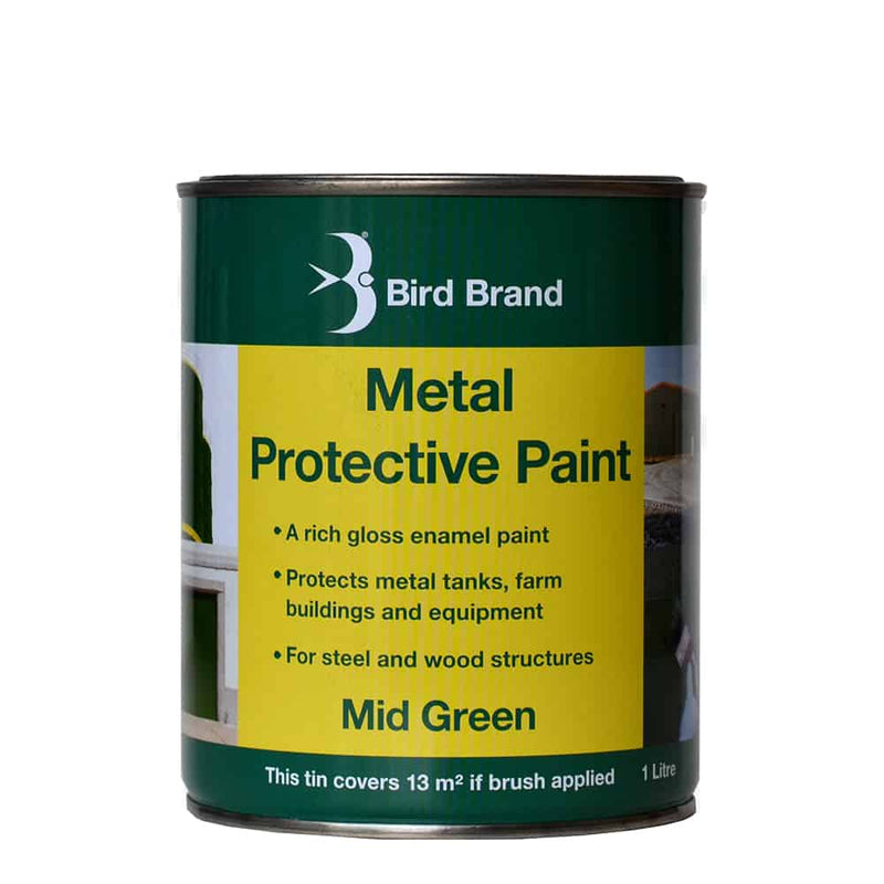 Mid-Green Metal Protective Paint