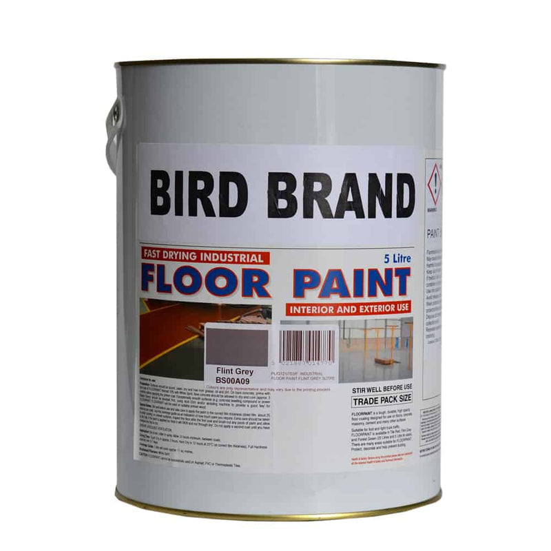 Bird Brand Ind Floor Paint Flint Grey 5 Litre