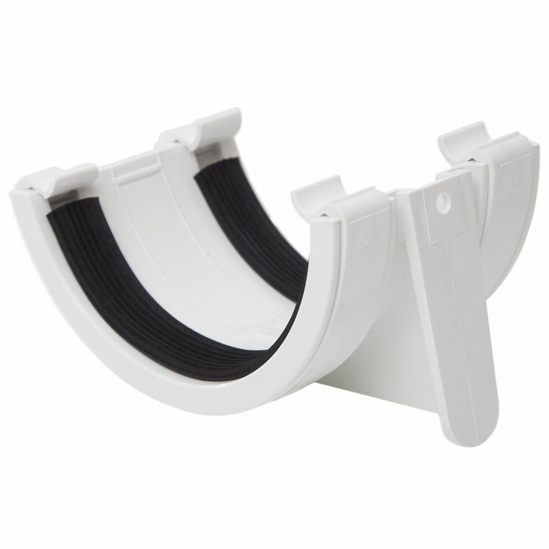 RR102 White Gutter Union Bracket