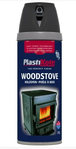 Plastikote Woodstove Spray Paint 400ml