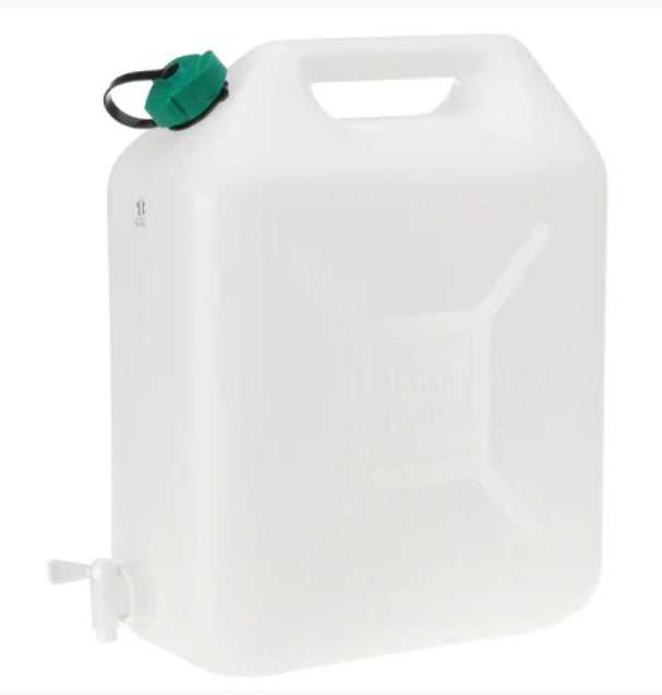 Plastic Jerry Can + Tap 20L