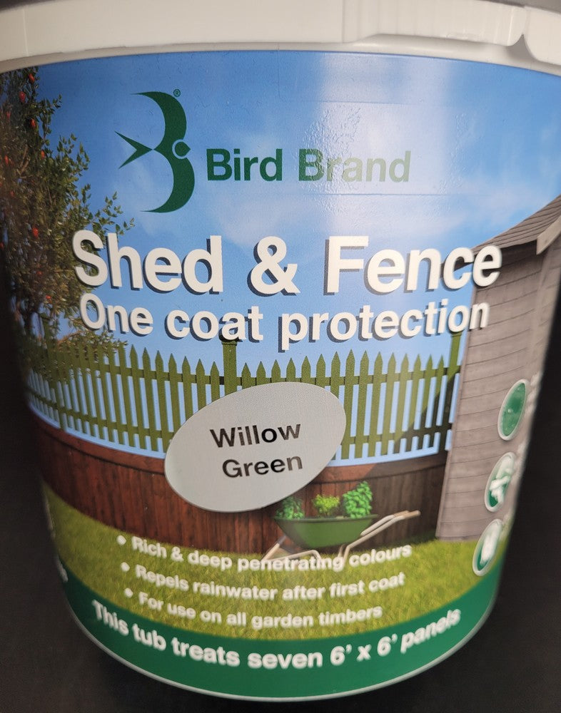 5 Litre Shed & Fence Stain OCP Willow Green
