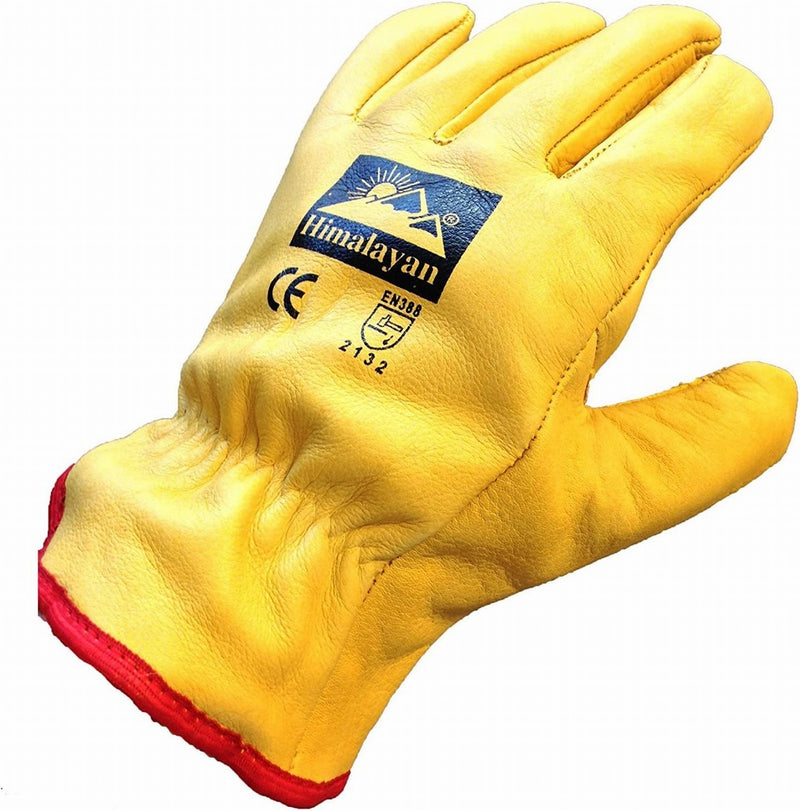 Fleece Lined Leather Thermal Premium Glove, Size-10