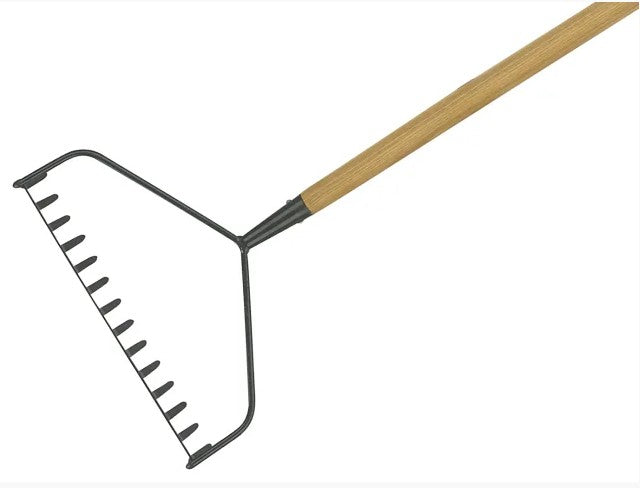 Kent & Stowe Long Handled Soil Rake Carbon Steel