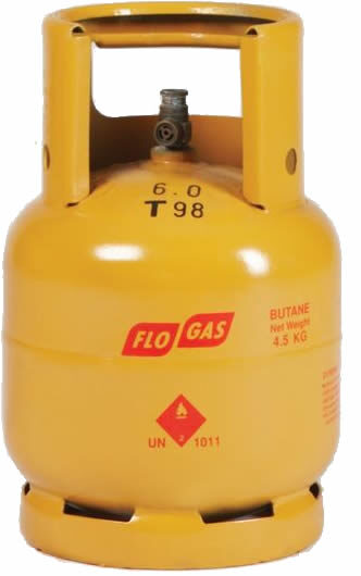 Flo Gas 4.5kg Butane Gas Cylinder-Flogas Bottle Exchange Req