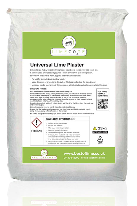 Limecote Universal Lime Plaster 25kg