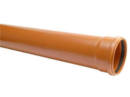 BM B4406 6 Metre 110mm Underground Drain Pipe - Single Socket